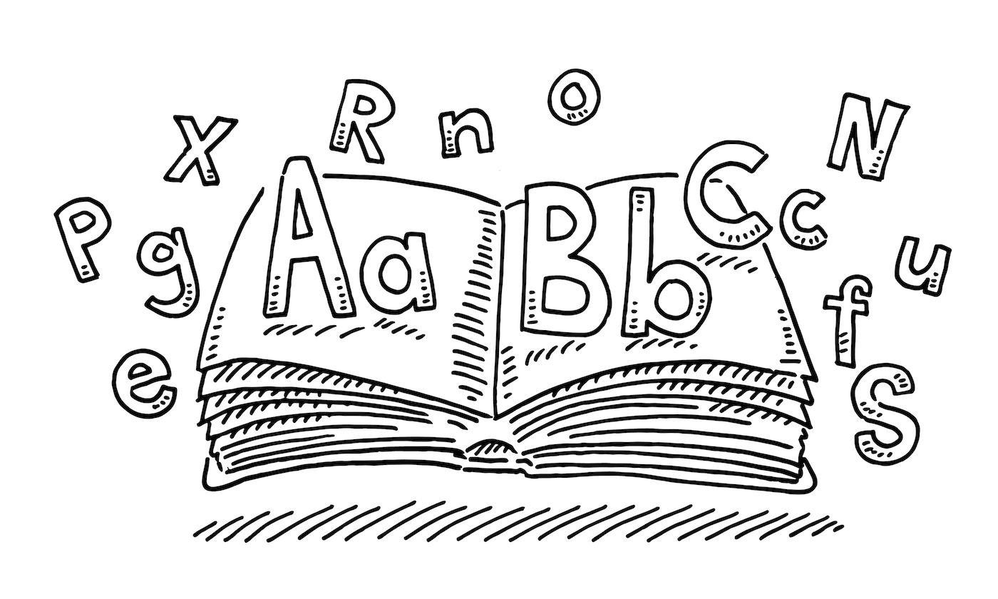 Азбука книга рисунок для детей