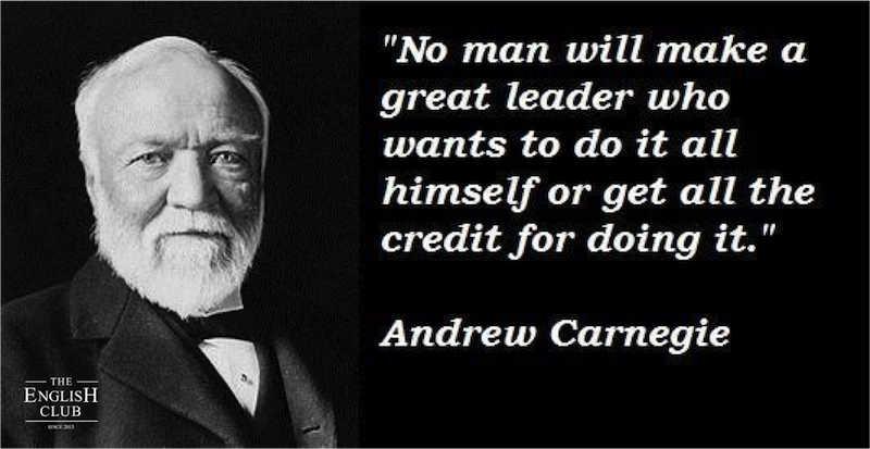 英語の名言：Andrew Carnegie