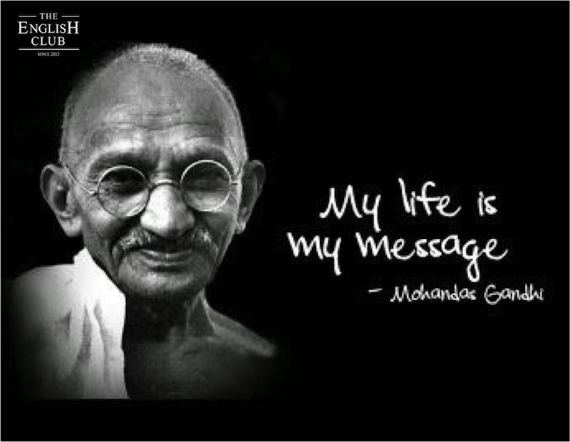 英語の名言：Mahatma Gandhi