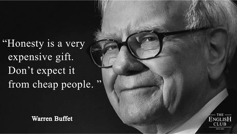 英語の名言：Warren Buffet